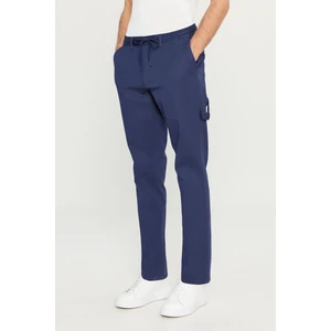 Altınyıldız Classics Oversize Bol Kesim Beli Bağlamalı Pamuklu Esnek Armürlü Yan Cepli Pantolon