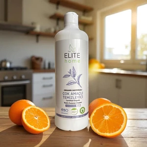 The Elite Home Organik Sertifikalı Çok Amaçlı Konsantre Genel Temizleyici 750 ml, portakal yağlı