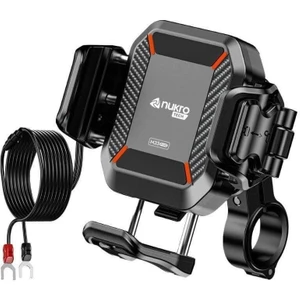 M33 Plus Titreşim Modüllü Telefon Tutucu (Kablosuz ve Type-C Şarjlı )