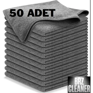 50 Adet 30X30 Mikrofiber Temizlik Bezi