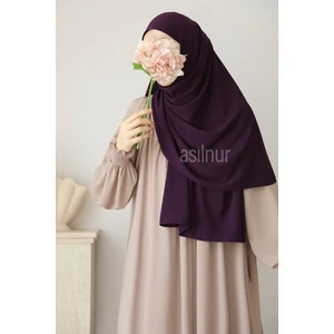 Elif Büyük Boy Şal 70X220 Mürdüm