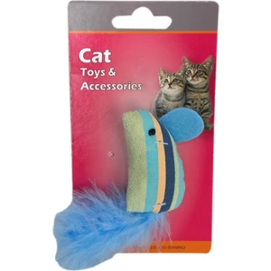 Hışırtılı Tüylü Kedi Oyuncağı 13,5 Cm