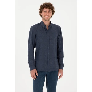 U.s. Polo Assn. Erkek Indigo Gömlek Basic 50316723-VR028