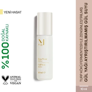 Pembe Kuvars Taşlı Gül Suyu Roll On 10 ml