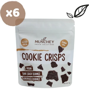 6'lımunchey Cookie Crisps Kakao 40 gr
