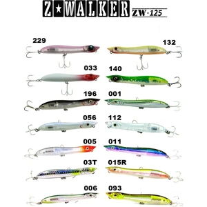 Z-Walker 125mm 18gr Su Üstü Maket Balık - 132 Lemon Back Flash