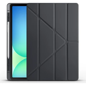 Samsung Galaxy Tab S10 FE Plus Kılıf Zore Tri Folding Kalem Bölmeli Standlı Kılıf