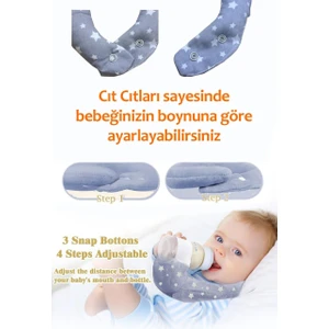 Anne Dostu Biberon Tutucu, Emzirme Kolaylaştırıcı, Emzirme Yastığı, Pratik Bebek Beslenme