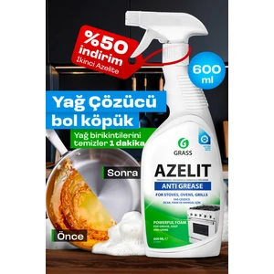 Azelit Yağ & Kireç Sökücü Sprey 600ml - Fırın, Ocak, Banyo, Mutfak Temizliği İçin Hızlı Etkili Çözüm