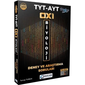 Oksijen Yayınları Tyt-Ayt Biyoloji Deney ve Araştırma Soruları Oxi 1022