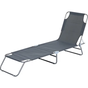 Katlanır Şezlong Gri