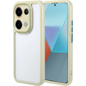 Xiaomi Redmi Note 13 Pro 4g Kılıf Kamera Korumalı Renkli Kenar ve Çerçeve Tasarımlı Zıvo Vitamin Kapak-Yeşil