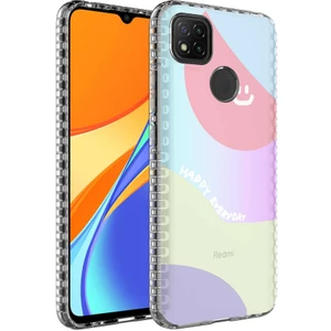 Xiaomi Redmi 9c Kılıf Airbag Kenarlı Renkli Desenli Silikon Zıvo Elegans Kapak-No7