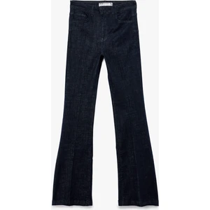 Normal Bel Ispanyol Paça Jean Pantolon - Flare Jeans