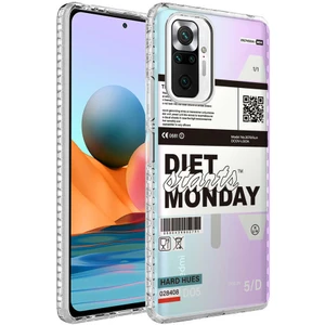 Xiaomi Redmi Note 10 Pro Kılıf Airbag Kenarlı Renkli Desenli Silikon Zıvo Elegans Kapak-No5