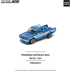 Pop Race 1/64 Pandem Datsun 620 Blue