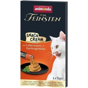 Snack Carny Karaciğer Ezmeli Kedi Kreması 6X15 gr