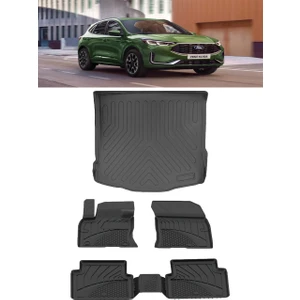 Premıum Ford Kuga 2020 ve Sonrası 4.5d Paspas 3D Rizline Bagaj Havuzu