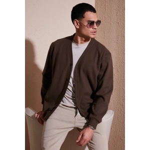 Pamuklu Regular Fit Düğmeli V Yaka Hırka Erkek Hırka 456205