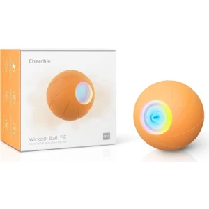 Şarjlı Akıllı İneraktif Köpek Oyun Topu, Turuncu S 5,5 Cm