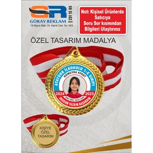 Madalya Kişiye Özel Madalya Kitap Kurdu Okuma Bayramı