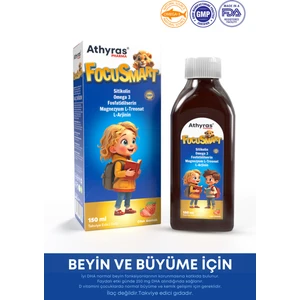 Focusmart Sitikolin, Omega 3, Fosfatidilserin, L-Arjinin, L-Treonat Şurup 150 Ml