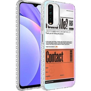 Xiaomi Redmi Note 10S Kılıf Airbag Kenarlı Renkli Desenli Silikon Zıvo Elegans Kapak-No6