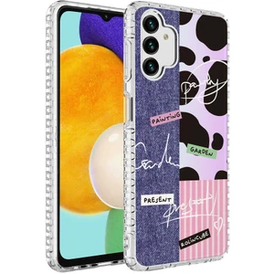 Galaxy A13 4g Kılıf Airbag Kenarlı Renkli Desenli Silikon Zıvo Elegans Kapak-No8