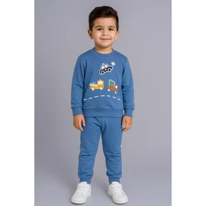 Araba Baskı 2 Ip Erkek Çocuk Eşofman Takım