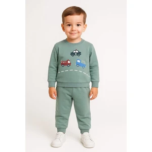 Araba Baskı 2 Ip Erkek Çocuk Eşofman Takım
