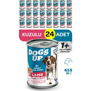 Dogs Up Yaş Yetişkin Köpek Maması Kuzu Etli 415GR 24LÜ