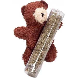 Karlie Kedi Otlu Peluş Ayıcık 10x8cm Kahverengi