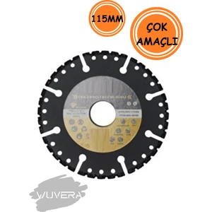 Çok Amaçlı 115 mm Kesici Disk – Metalden Plastiğe Geniş Yüzeyler Için Keskin ve Dayanıklı Kesim Diski