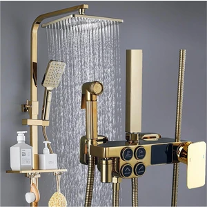 Akıllı LED Ekranlı Termostatik Duş Sistemi Premium Tasarım