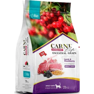 Life Cranberry Kuzu Eti ve Böğürtlenli Yetişkin Kedi Maması 1,5 kg