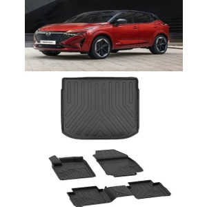 Nissan Qashqai 2022 ve Sonrası Benzin/hybrit 4.5d Paspas 3D Üst Rizline Bagaj Havuzu