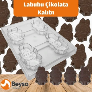 Polikarbon Labubu Çikolata Kalıbı 100GR