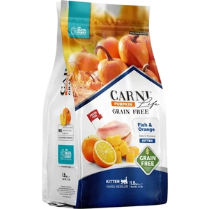 Carni Life Pumpkin Tahılsız Yavru Kedi Balık & Portakal 1,5 Kg