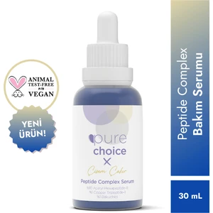 Pure Choice Peptide Complex Serum Tüm Cilt Tipleri İçin Nemlendirici 30 ml Vegan Formül