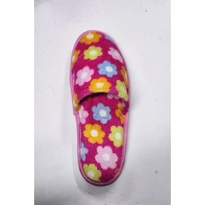 Kadın Önü Kapalı Yıkanabilir Puf Dikişli Içi Süngerli Kışlık Çeyiz Bohça Misafir Ev Terliği 253