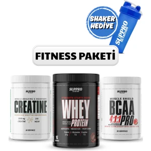 Suppro Nutrition Fitness Paketi Whey - Bcaa - Creatin Paket