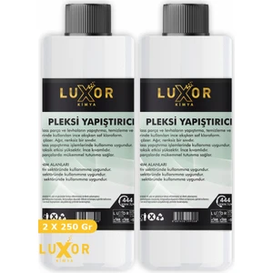 Luxor Kimya Pleksi Yapıştırıcı 2 x 250 gr 