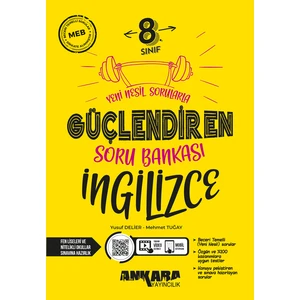 Ankara Yayıncılık 8. Sınıf İngilizce LGS Hazırlık Soru Bankası – Beceri Temelli Yeni Nesil Sorular, Ortaokul Tek Cilt