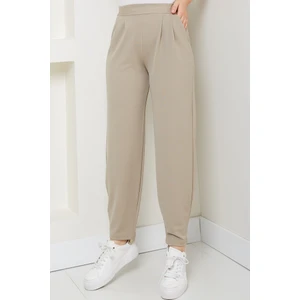 Elenor Cepli Havuç Pantolon 1584 - Taş