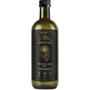 Zafir Natural Aspir Yağı 1 Lt - Soğuk Sıkım Cam Şişe