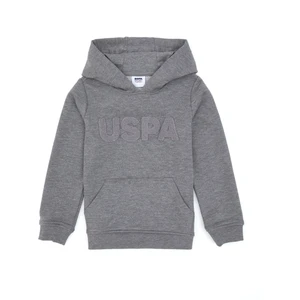 U.s. Polo Assn. Erkek Çocuk Gri Melanj Sweatshirt 50307721-VR086