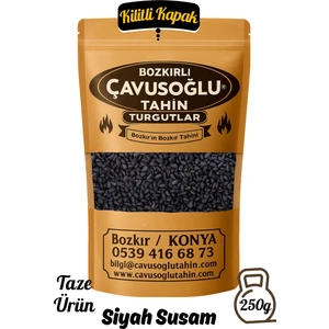 Bozkırlı Çavuşoğlu Siyah Susam 250 gr