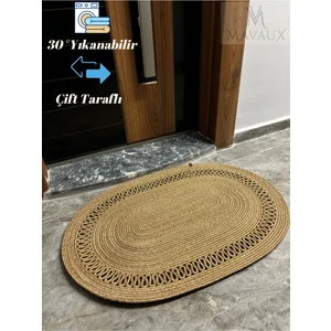 1AMSTERDAM Serisi Jüt, Desenli Kapı Önü, Paspas, Banyo Paspası, Balkon Paspası / Hediyelik, Ev Eşyası