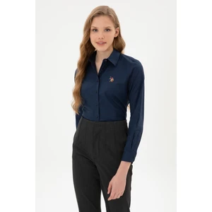U.s. Polo Assn. Kadın Lacivert Gömlek Basic 50308038-VR033