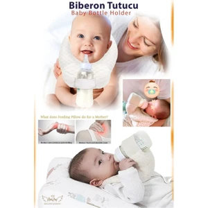 Anne Dostu Biberon Tutucu, Emzirme Kolaylaştırıcı, Emzirme Yastığı, Pratik Bebek Beslenme